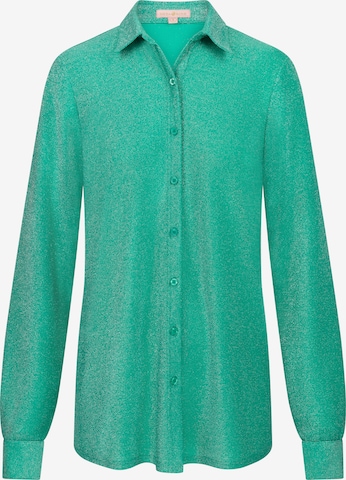 Moda Minx Bluse 'Lumiere' in Grün: Vorderseite