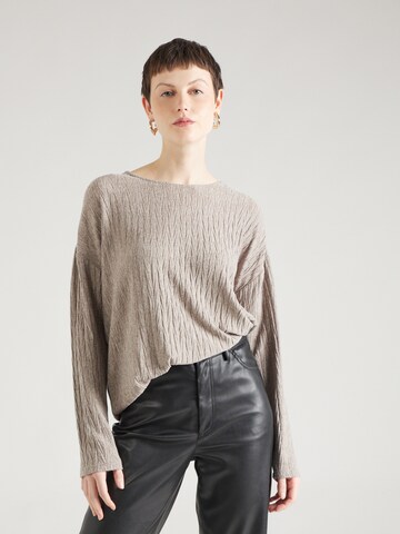 ZABAIONE Shirt 'Sa44nj' in Grau: Vorderseite