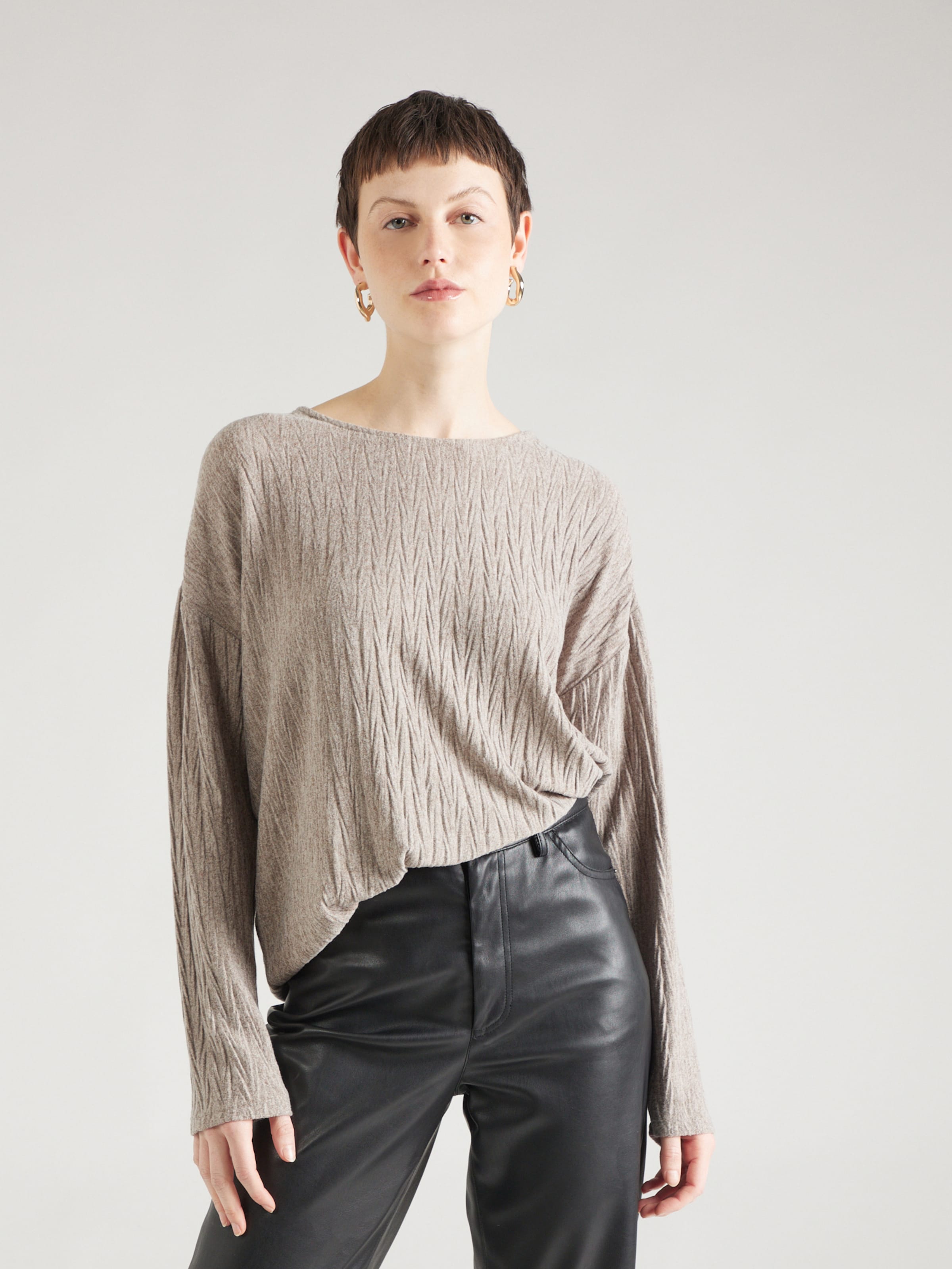 ZABAIONE Shirt 'Sa44nj' in Taupe | ABOUT YOU