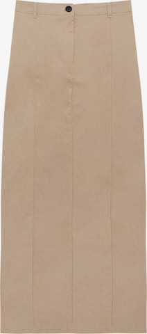 Pull&Bear Kjol i beige: framsida