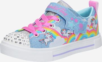 SKECHERS Sneaker 'TWINKLE SPARKS - JUMPIN CLOUDS' i blå: framsida