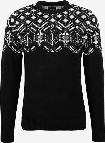 Only & Sons Sweater in Black: front