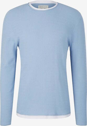 TOM TAILOR DENIM Pullover in Blau: predná strana