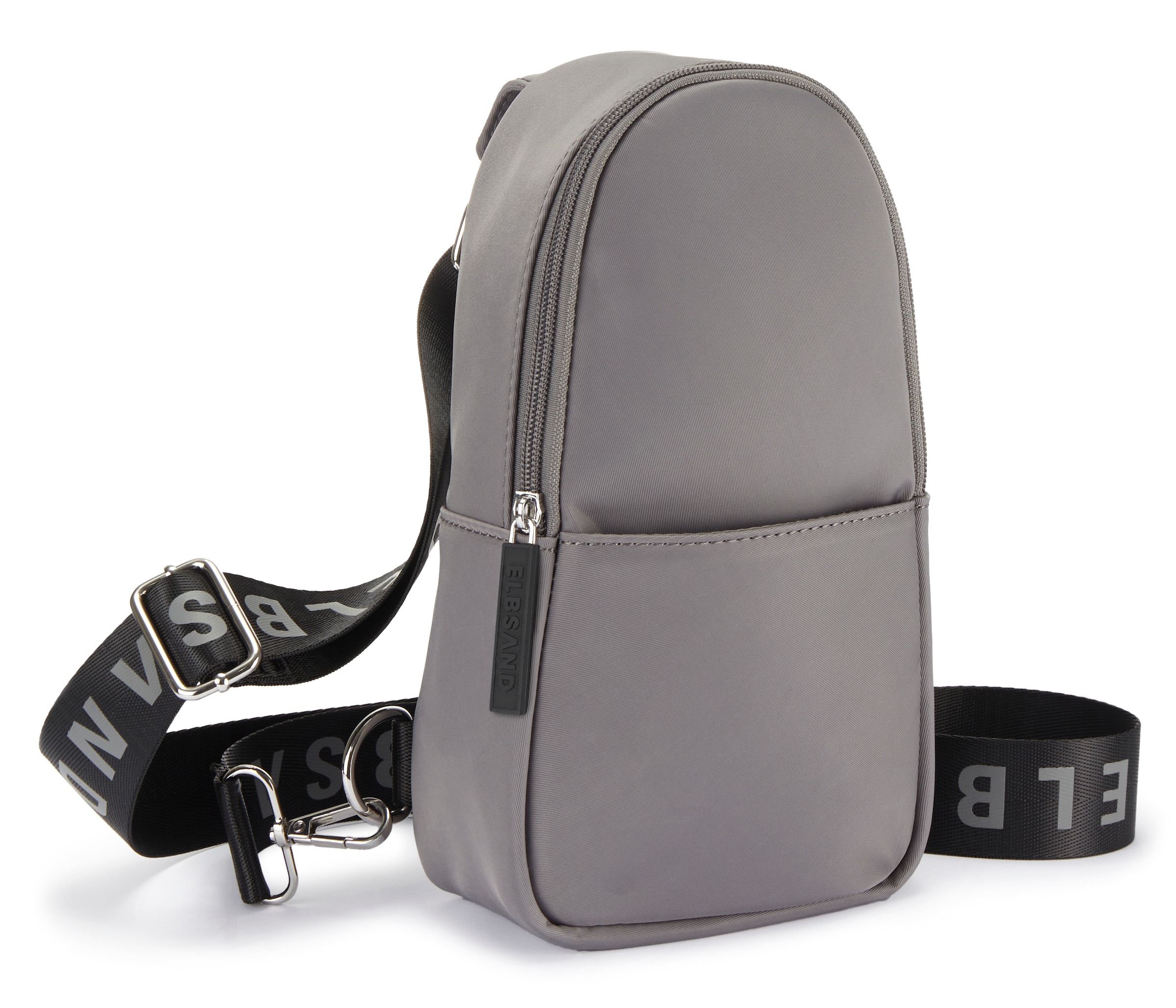 Elbsand Crossbody Bag in Grey: front