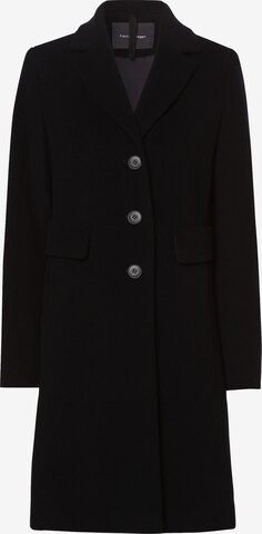 Franco Callegari Between-Seasons Coat in Black: front