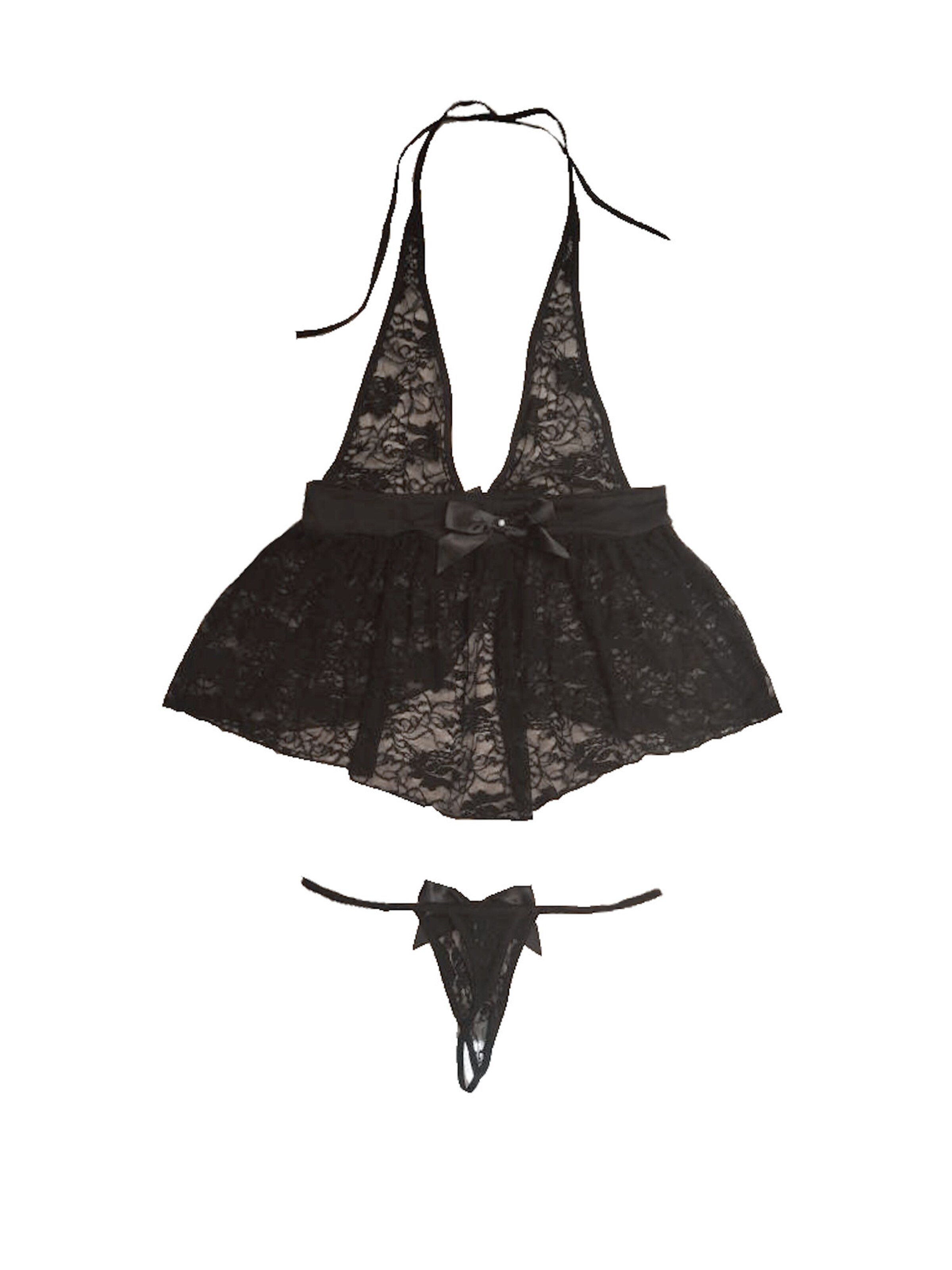 Provocative Negligee 'Perfume Latino' in Black