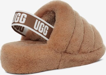 UGG Sisäkengät 'Fluff Yeah' värissä ruskea