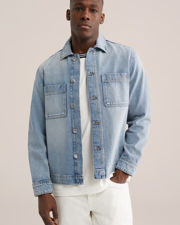 WE Fashion Between-season jacket in Blue: front