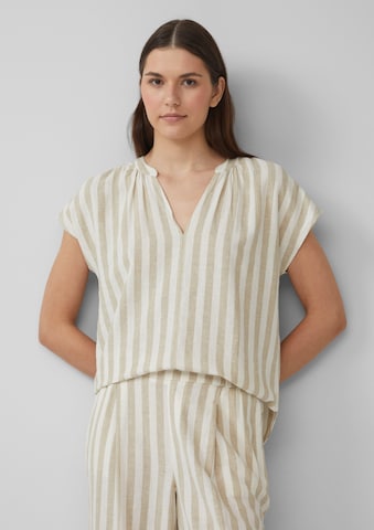 s.Oliver Bluse in Braun: Vorderseite
