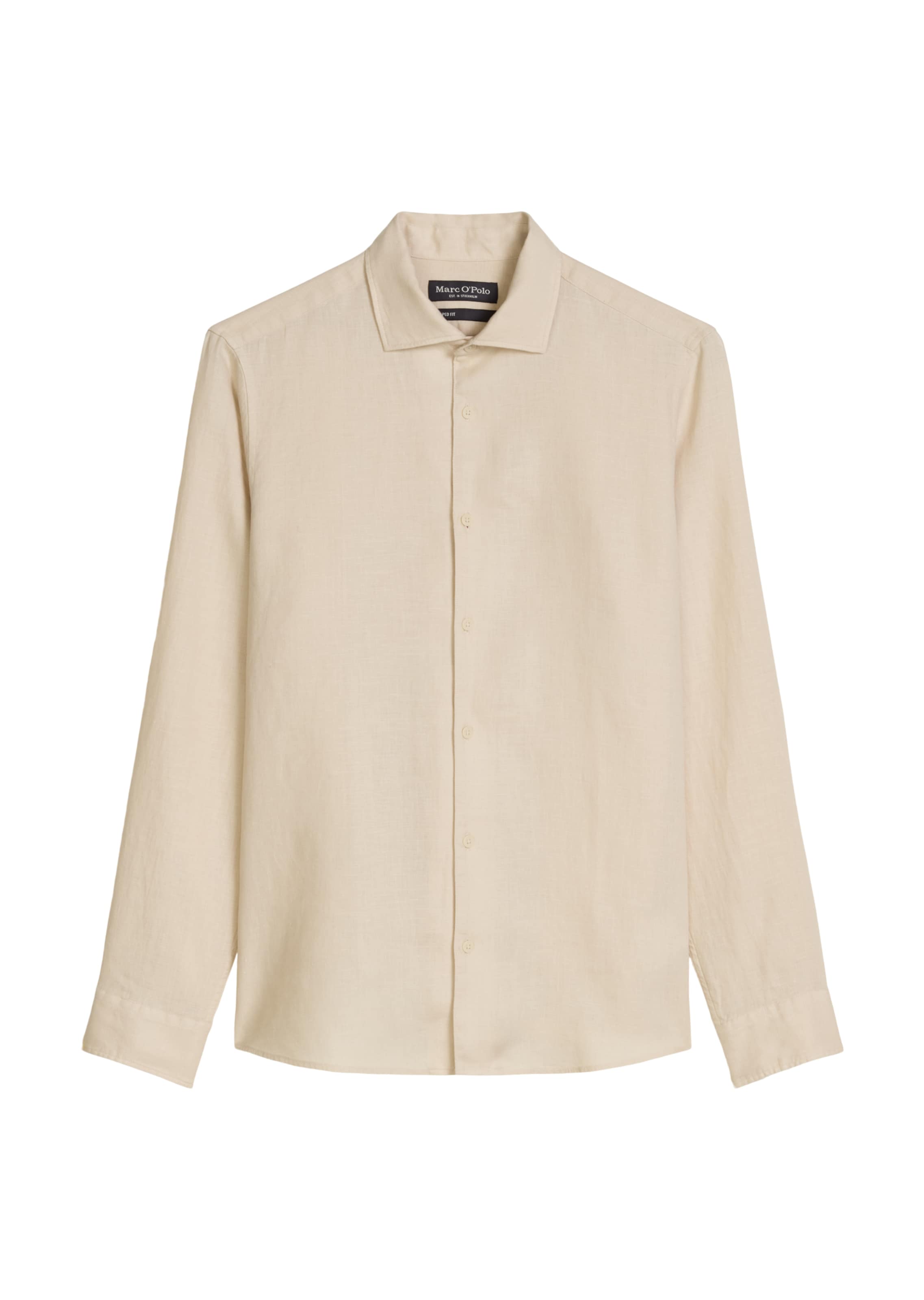 Marc O'Polo Regular fit Button Up Shirt in Beige: front