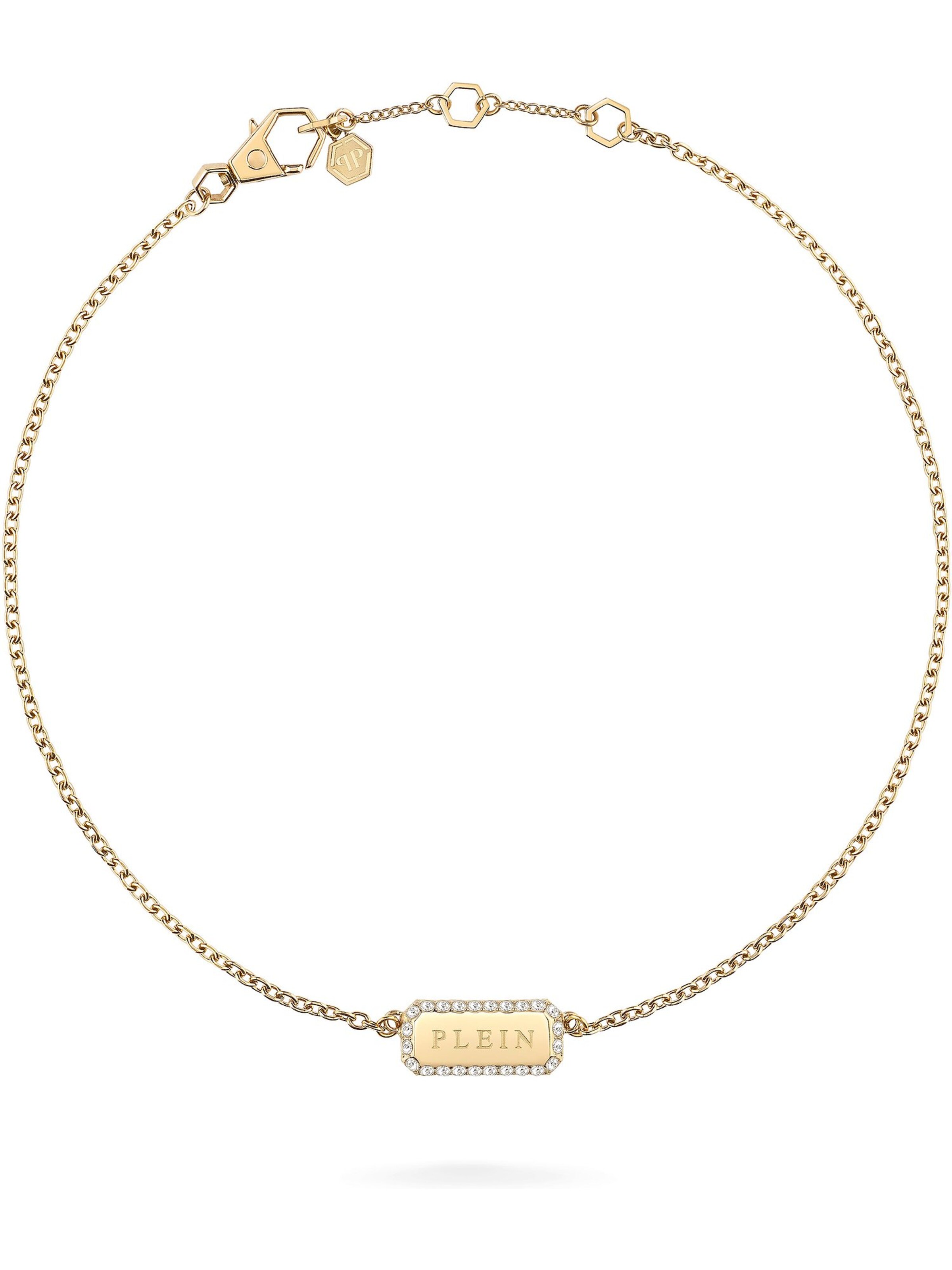 Chaîne Philipp Plein en jaune : devant