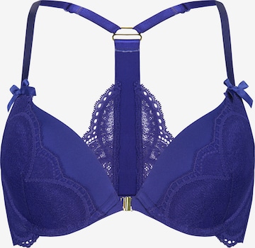 Hunkemöller - Push-up Sujetador 'Maisie' en azul: frente