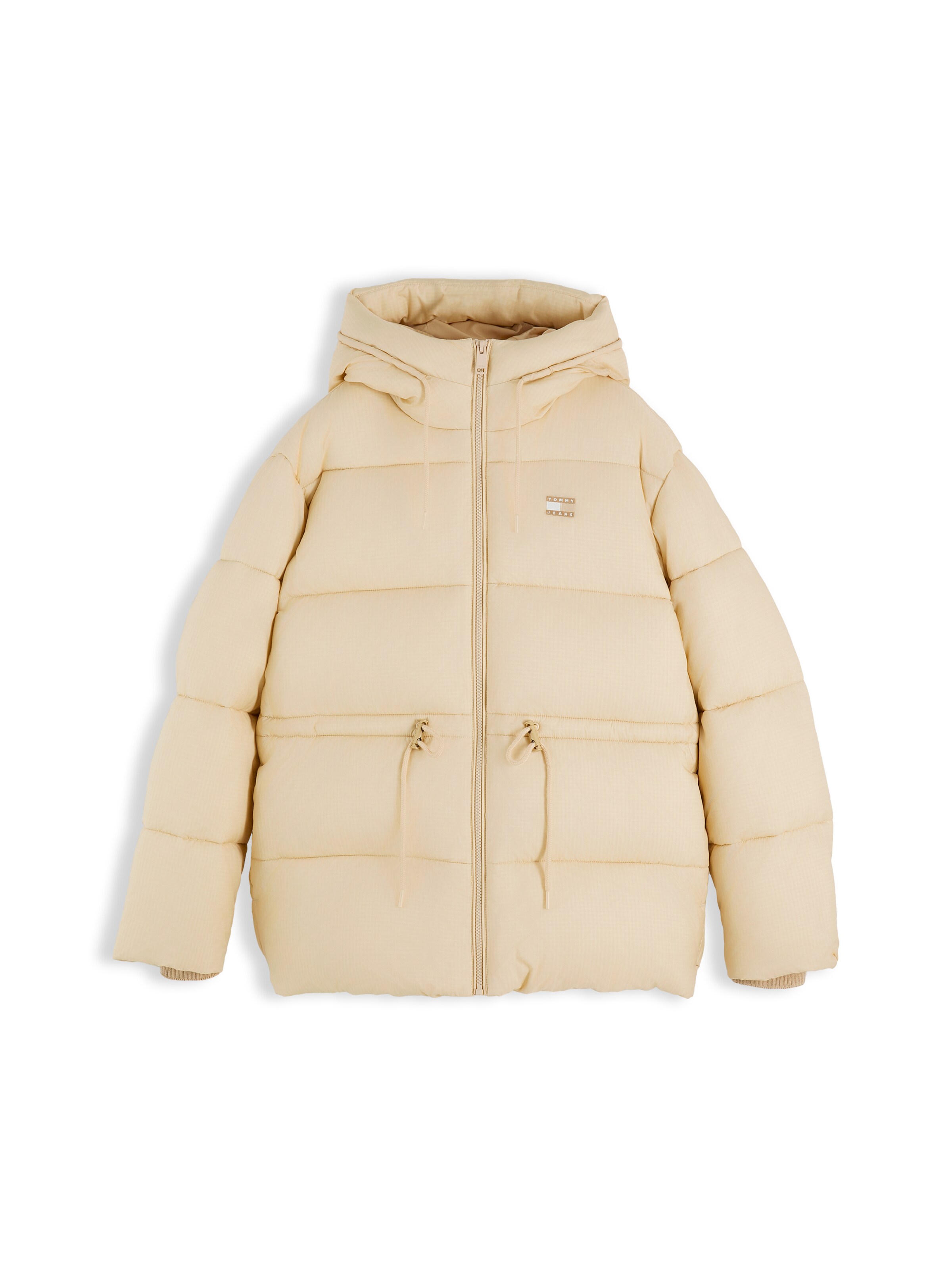 Tommy Jeans - Chaqueta de invierno en beige: frente