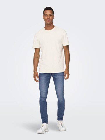 Only & Sons Skinny Jeans 'WARP' in Blue