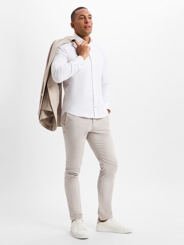 Coupe slim Chemise business ' Pares ' JOOP! en blanc