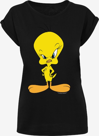 F4NT4STIC T-Shirt 'Looney Tunes Angry Tweety' in gelb / orange / schwarz / offwhite, Produktansicht