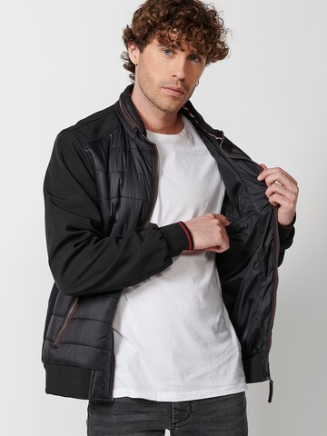 Veste mi-saison KOROSHI en noir