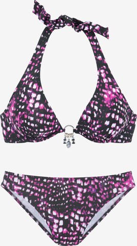 BRUNO BANANI Triangel Bikiniset in Schwarz: predná strana