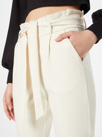 VERO MODA Slimfit Plissert bukse i beige