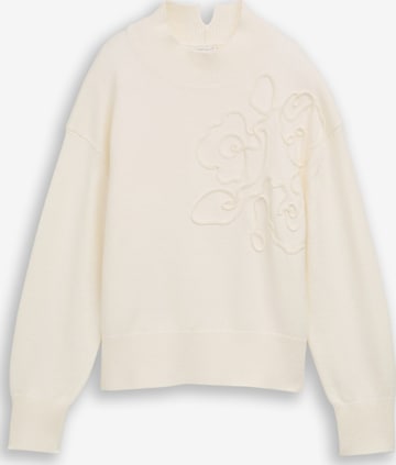 Pullover di TOM TAILOR in bianco: frontale