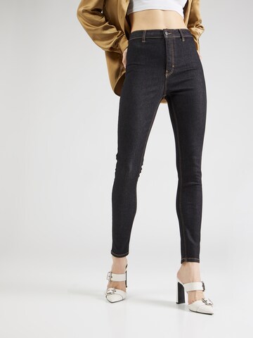 TOPSHOP Skinny Jeans 'Joni' i svart: framsida