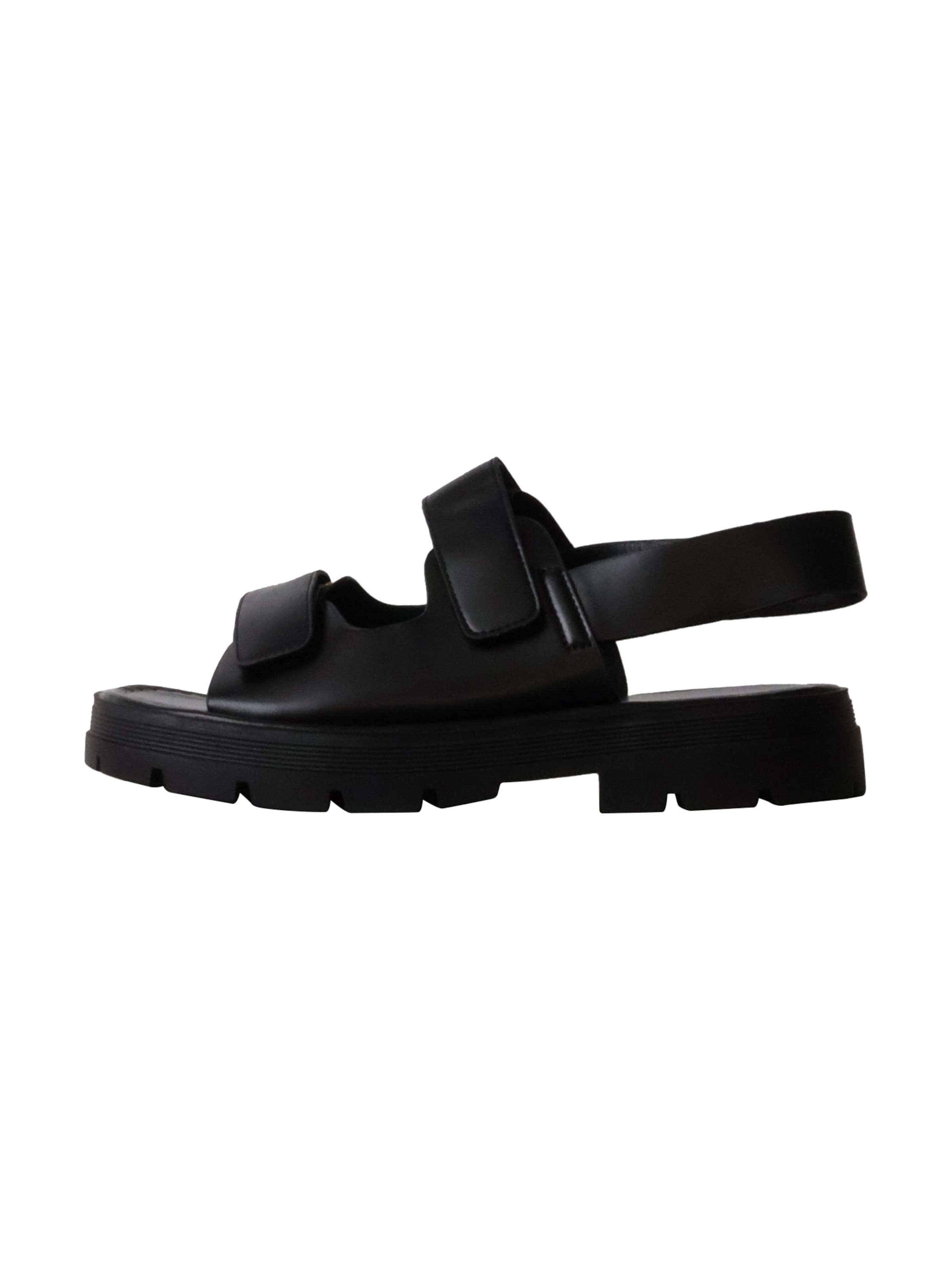 Super Mode Sandal in Black: front
