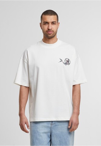 T-Shirt Carlo Colucci en blanc : devant