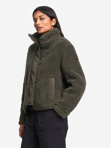 AIGLE Fleece jas in Groen: voorkant
