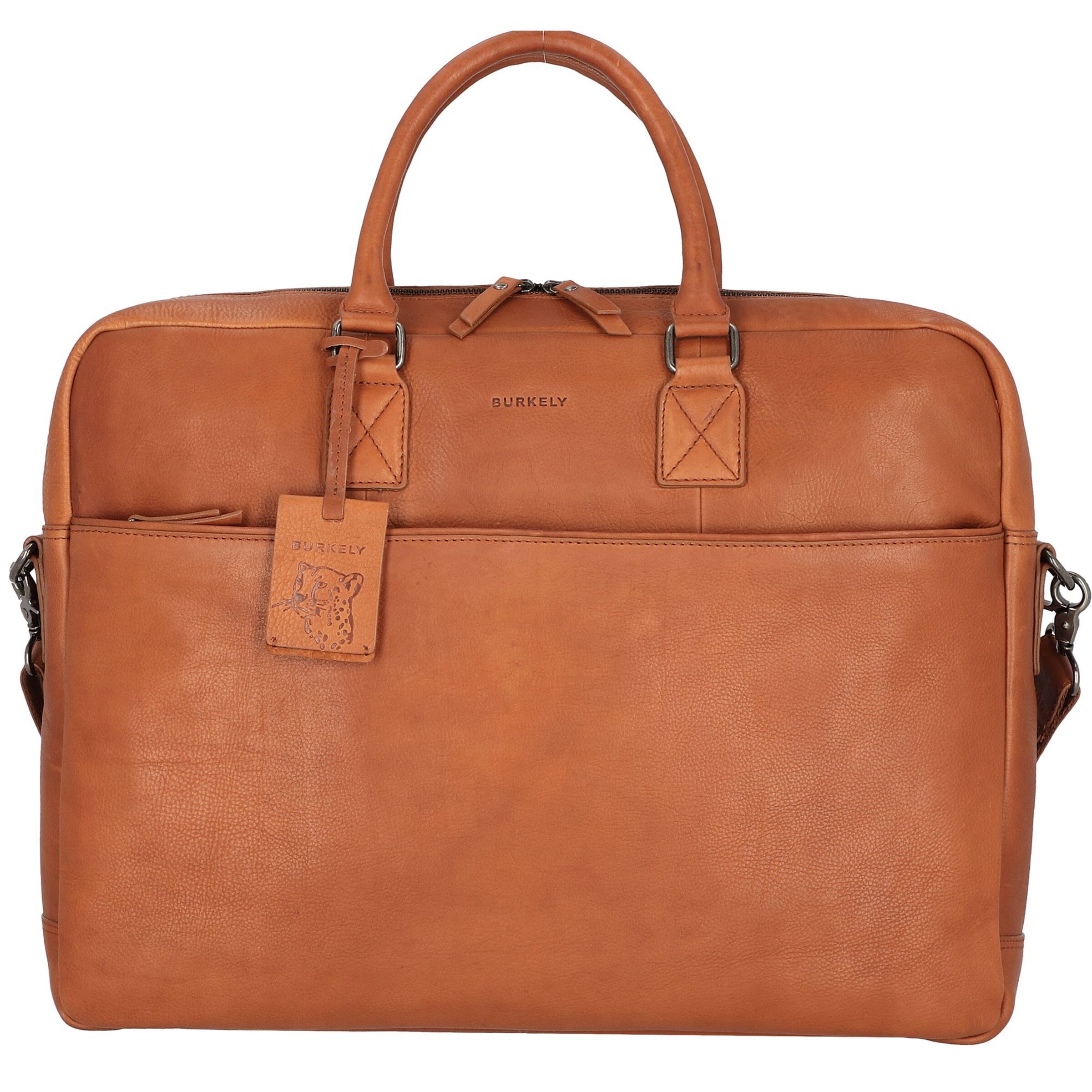 Borsa portadocumenti 'Antique Avery' di Burkely in marrone: frontale