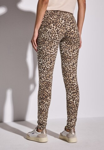 STREET ONE Skinny Leggings in Brown