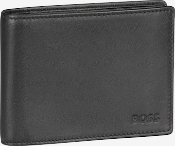 BOSS Black Wallet 'Arezzo' in Black: front