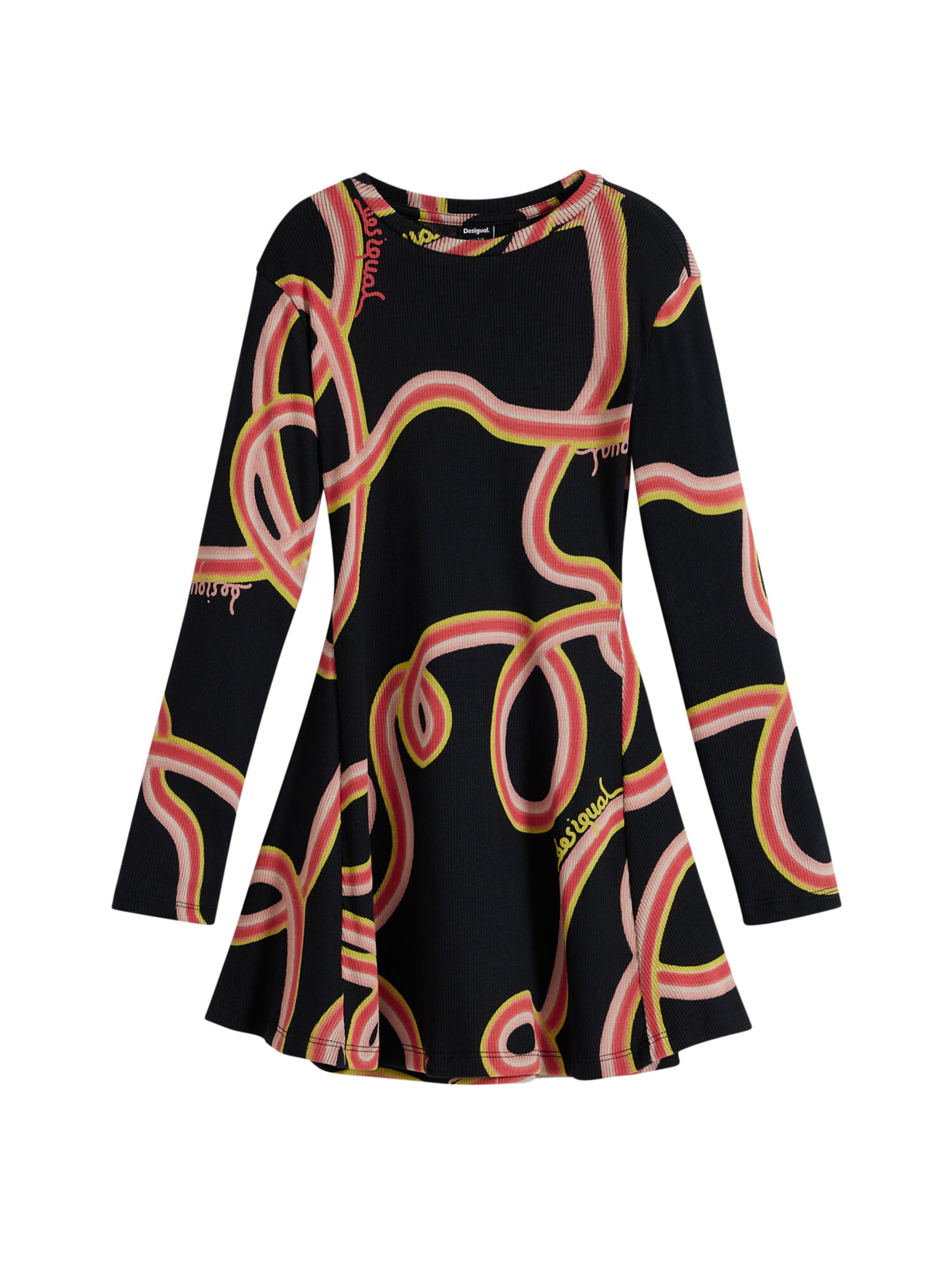 Desigual Obleka | črna barva: sprednja stran