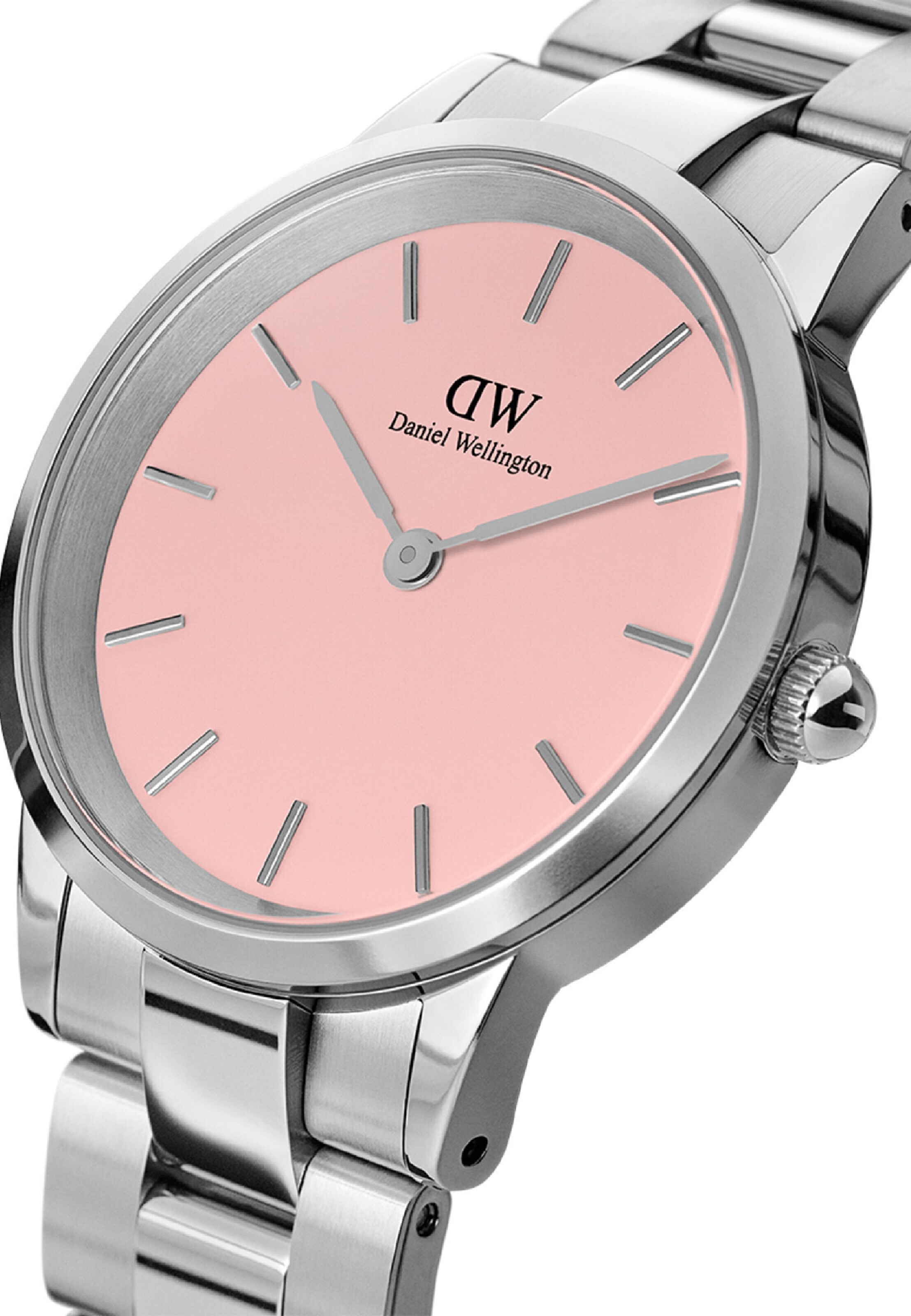 Daniel Wellington Analoog horloge ' ICONIC BLUSH ' in Zilver
