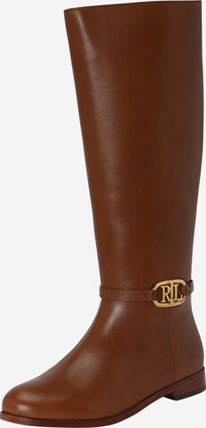 Lauren Ralph Lauren - Botas 'BRIDGETTE' en marrón: frente