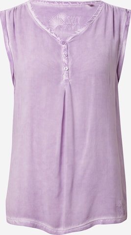 Soccx Blouse in Purple: front