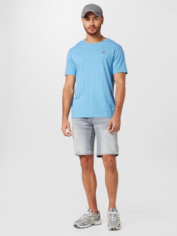 LEVI'S ® - Camisa 'Original Housemark Tee' em azul