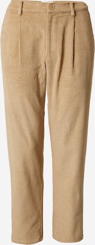 ABOUT YOU x Alvaro Soler Regular Pleat-Front Pants 'Fiete' in Beige: front