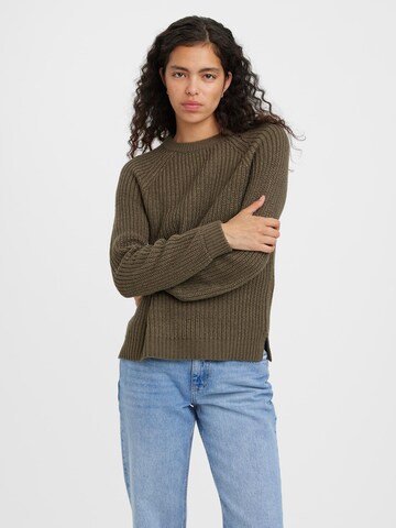 VERO MODA Sweater 'Lea' in Brown: front