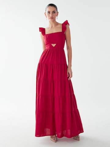 BWLDR Summer dress 'Elsi' in Red: front