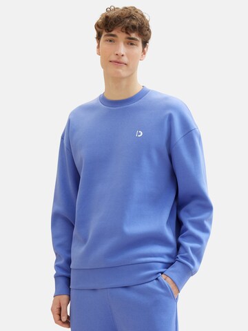 TOM TAILOR DENIM Sweatshirt in Blau