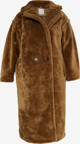 usha WHITE LABEL Winter Coat 'Pryam' in Brown: front