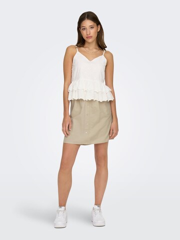 ONLY Skirt 'Kerry' in Beige