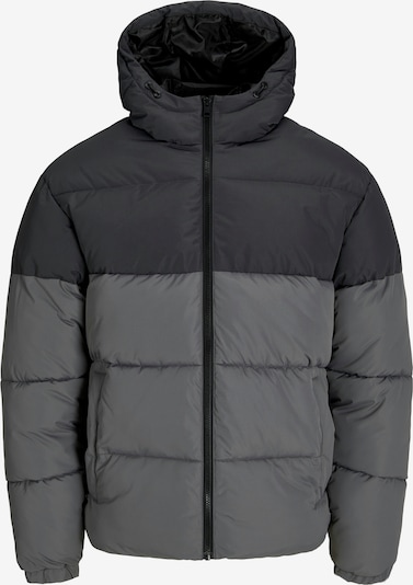 JACK & JONES Prijelazna jakna 'JJMAZE' u siva / crna, Pregled proizvoda