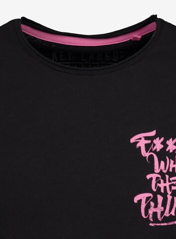 T-Shirt 'MT WHAT' Key Largo en noir