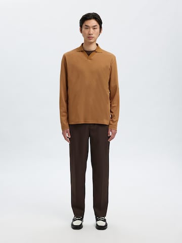 SELECTED Shirt 'SLHFAVE' in Bruin