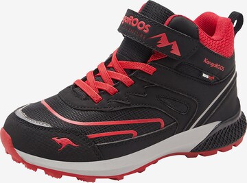 KangaROOS Athletic Shoes 'K-HK TEAK MID EV RTX' in Black: front