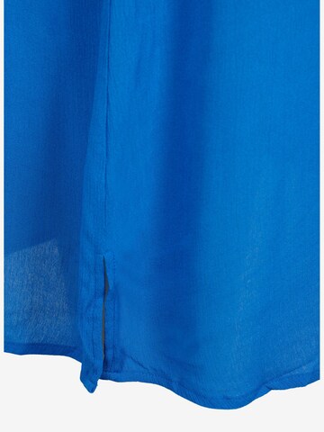 Zizzi Sukienka koszulowa 'EROSE' w kolorze niebieski