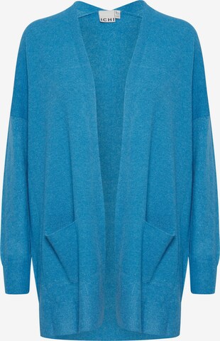 ICHI Knit Cardigan 'alpa Ca7' in Blue: front