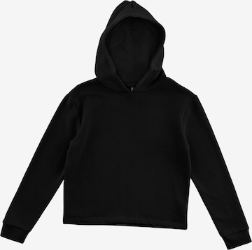 Little Pieces Sweatshirt 'Chilli' in Black: front