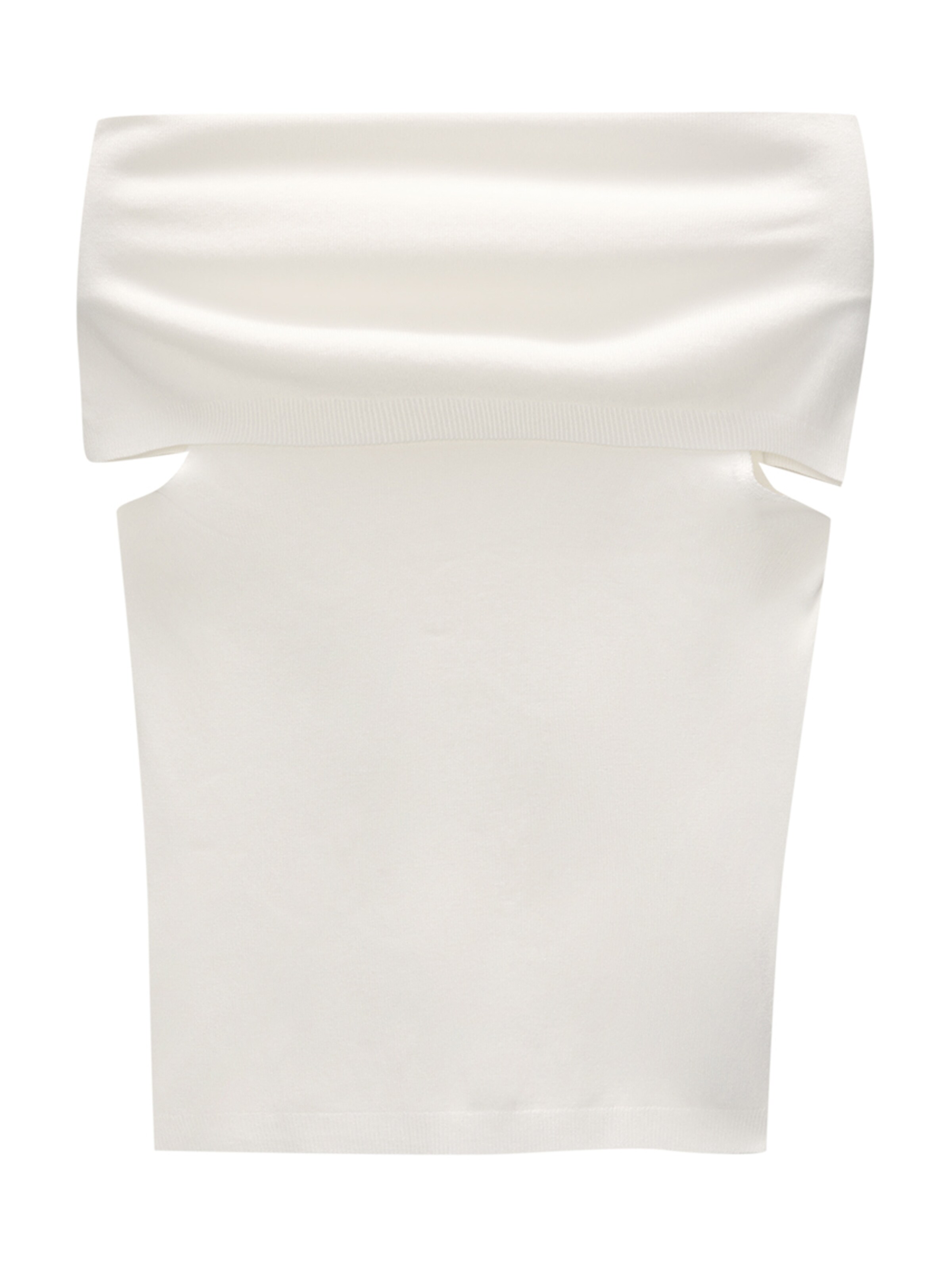 Pull&Bear Vyšívaný top - Béžová: predná strana